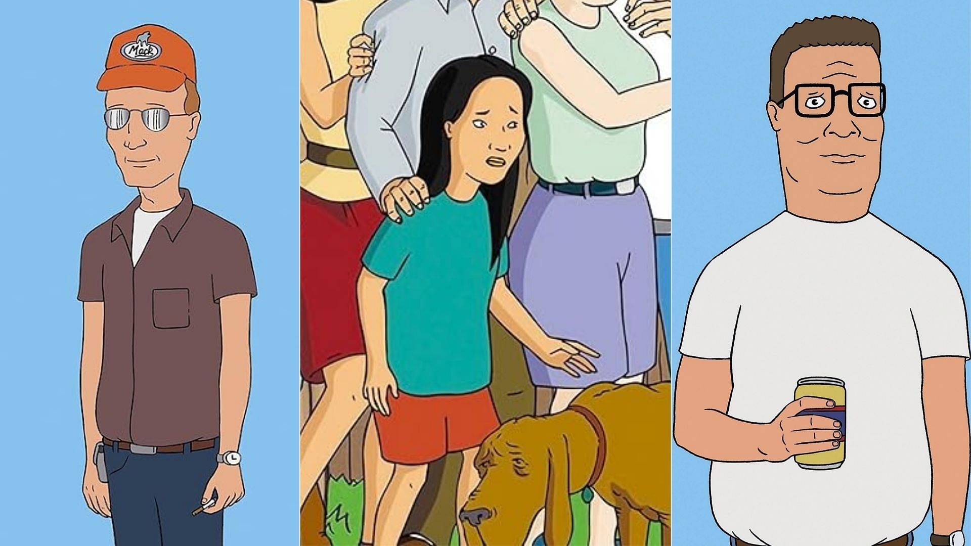 The members of The Dale Gribble Bluegrass Experience (Image via Prime Video)